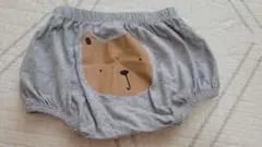 GAP くま　パンツ　ブラナンベア ブルマ　ボトムス　3-6m かぼちゃ　グレー