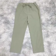 23区 レディース カジュアルパンツ S 黄緑 ウエストゴム 無地 オンワード