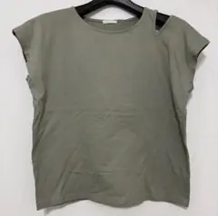 GU アシンメトリーカットアウトT S