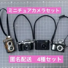 未使用品　ミニチュアカメラ サウンドxフラッシュミニカメラ2 4種セット