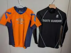 UMBRO 半袖 インナー セット メンズS サッカー