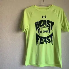 Under Armour 蛍光イエロー Tシャツ YLG