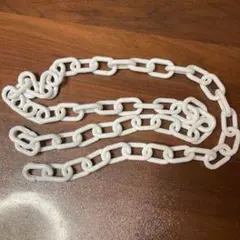 ホワイト プラスチックリンクチェーン
