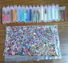 ビーズセット 17本の容器入り 大量