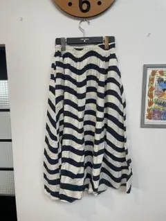 UNIQLO marimekko ストライプひざ丈スカート