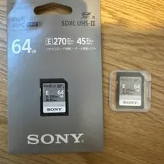 SONY SDXC UHS-II 64GB メモリーカード