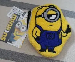 新品未使用★ミニオンズ ダイカットさがら刺繍ポーチ