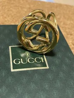 ◆感謝価格◆極美品◆GUCCIインターロッキングスカーフリング◆