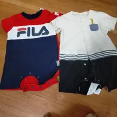ロンパース2枚セット
