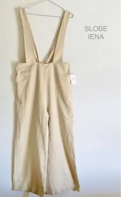新品SLOBE IENAリネン混サロペット　送料込み・匿名配送