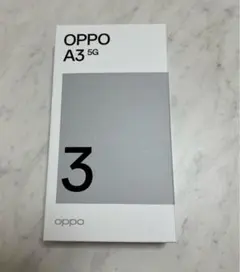 【新品未使用】OPPO A3 5G ブラック