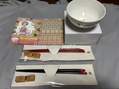 主役は我々だ！パン皿　お箸セット