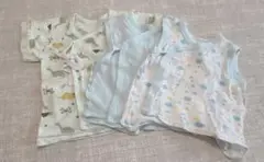 3枚セット 短肌着 夏素材