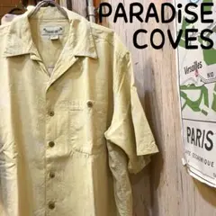 PARADiSE COVES シルク製アロハシャツ XL 古着 (1766)