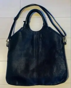 BEVINI MODENA 紺 トートバッグ ショルダーバッグ