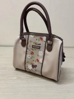 axes femme フルーツモチーフ 配色ミニボストン
