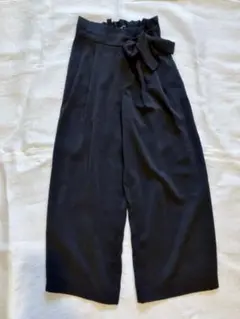 ZARA Trafaluc collection ブラックワイドパンツ XS
