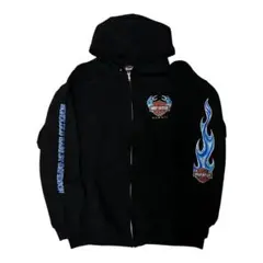 良品 ハワイ ホノルル限定 Harley-Davidson ジップ パーカー L