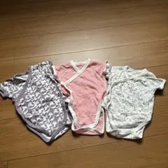 【美品】UNIQLO ユニクロベビー 60 ボディースーツセット