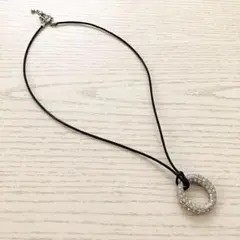 ルスーク ネックレス アクセサリー ストーン シルバー キラキラ