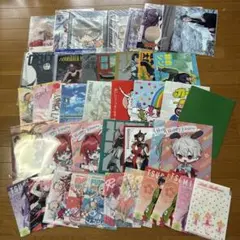 クリアファイル　まとめ売り　約40枚