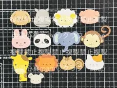 在庫整理㉕ 動物 顔のみ13枚セット