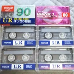 未使用　カセットテープ　6本