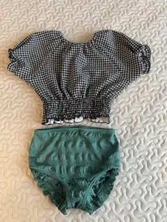 アプレレクール 女の子用セパレート水着　120