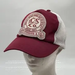 KO2854□リーバイス メッシュ キャップ レッド系 フリーサイズ
