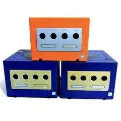 任天堂 ゲームキューブ 本体 3台 セット (オレンジ/ブルー) まとめ売り