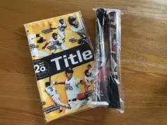 ソフトバンクホークス プレイヤーズフォトクリアツインメガホン(23周東)+タオル