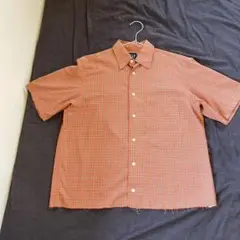 GAP チェックシャツ 短丈 ボックスシルエット
