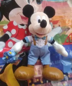 ディズニー　ぬいぐるみバッジ