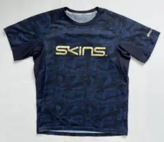 SKINS スキンズ 野球 スポーツ トレーニングウェア M ブルー 柄