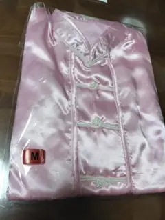 新品 太極拳 ウェア 上下セット 男女兼用 M ピンク