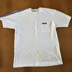 FILA ホワイト Tシャツ ポケット付き