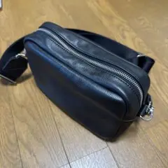 GU リアルレザー　カメラバッグ