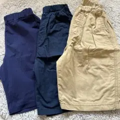 UNIQLO KIDS 半ズボン 3点セット 150 160