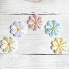 フラワーワッペン　5枚