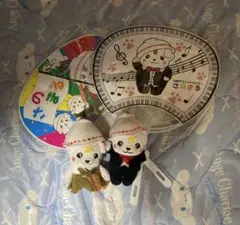さのまる マスコット　ぬいぐるみ・うちわセット　ゆるキャラ　佐野