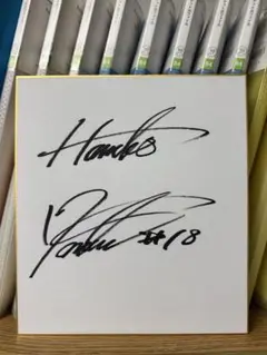 【レア】松坂大輔　サイン色紙 超貴重品 松坂大輔投手サイン色紙(西武ライオンズ時代)の通販 by