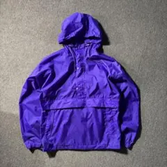 lands end ランズエンド 90s ナイロン アノラックパーカー 紫