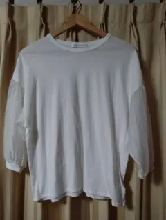 アーバンリサーチ　ホワイト　 七分袖 　Tシャツ