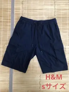 H&M ハーフパンツ　メンズ　Sサイズ　紺　ネイビー