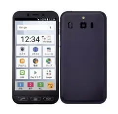 【中古】SoftBank シンプルスマホ4 704SH ネイビー