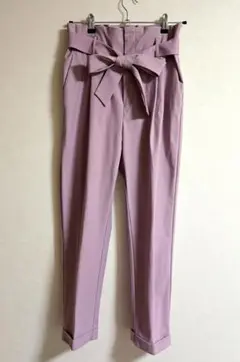【VIS】ワンダーシェイプカラーテーパードパンツ L