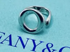 雪★【ティファニー】セビアナ　エルサペレッティ　リング　１０号　2197 TIFFANY&Co. 10号 ティファニー リング・指輪 カーブドウェーブ