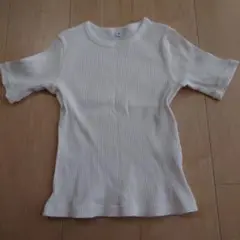 キッズ　トップス　Tシャツ　リブ　ユニクロ