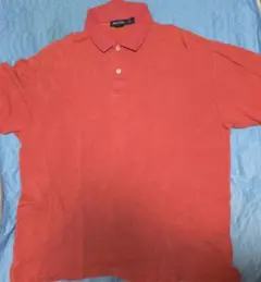 Nautica オレンジ ポロシャツ L