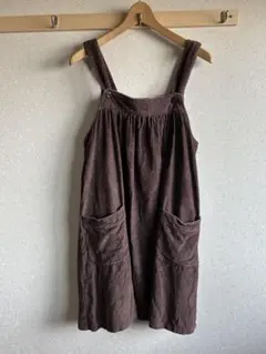 値下げ！ARMEN コーデュロイ ノースリーブミニワンピース
